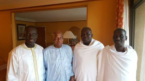 Photos exclusives: Abdoulaye Wade reçoit Malick Gakou, Oumar Sarr et Mamadou Diop Decroix