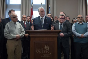 Le premier ministre du Québec Philippe Couillard