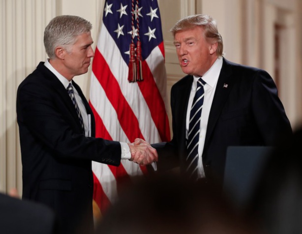 Neil Gorsuch a été nommé ce mardi 31 janvier par le président Donald Trump Neil Gorsuch a été nommé ce mardi 31 janvier par le président Donald Trump