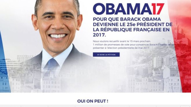 Obama candidat à la présidentielle française? Obama candidat à la présidentielle française?