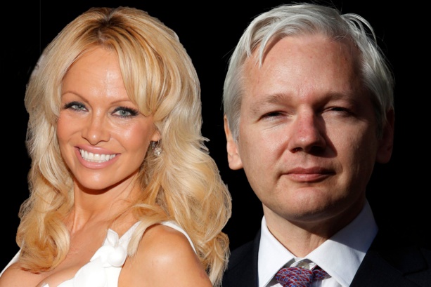 Pamela Anderson et Julian Assange de Wikileaks en couple