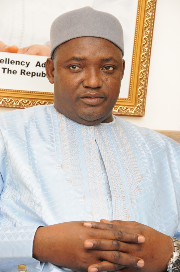 Adama Barrow, président gambien Adama Barrow, président gambien