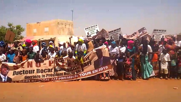 Visite du président Macky Sall: liesse populaire à Séno-Palel avec le Dr Daff