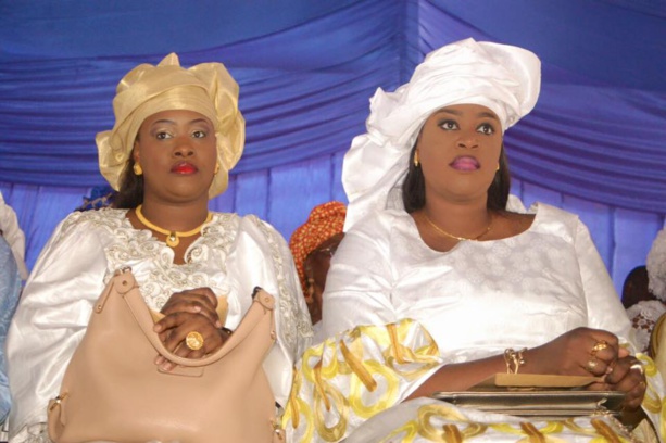 Néné Fatoumata Tall, PCA de la Lonase et responsable des femmes APR de Guédiawaye en compagnie de l'épouse d'Aliou Sall, le maire de la ville