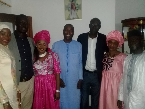 Les responsables du GP Aly Ba et Pape Médoune Sow au milieu Les responsables du GP Aly Ba et Pape Médoune Sow au milieu