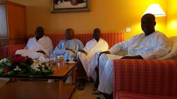 Photos exclusives: Abdoulaye Wade reçoit Malick Gakou, Oumar Sarr et Mamadou Diop Decroix