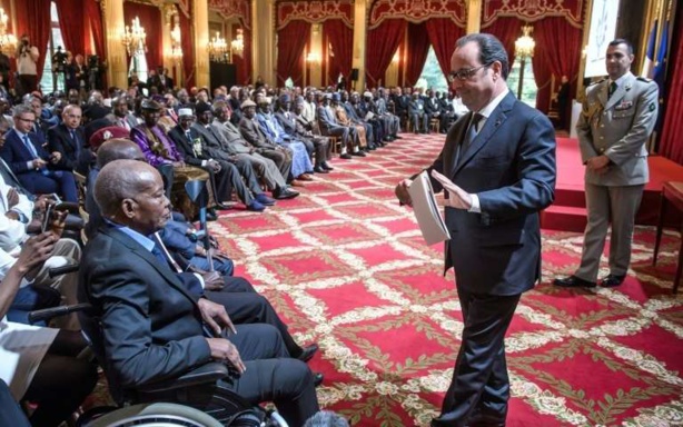 Hollande accorde la nationalité française à 28 tirailleurs sénégalais Hollande accorde la nationalité française à 28 tirailleurs sénégalais