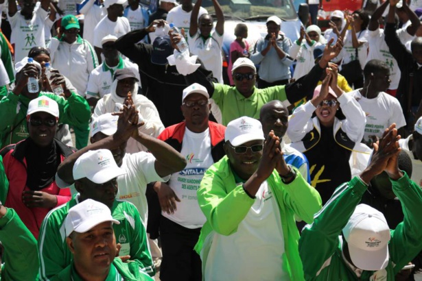 Les images de la randonnée pédestre des agents de l'Etat Les images de la randonnée pédestre des agents de l'Etat