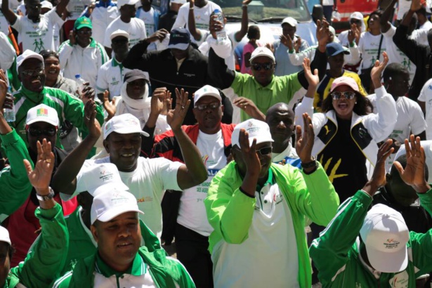 Les images de la randonnée pédestre des agents de l'Etat Les images de la randonnée pédestre des agents de l'Etat