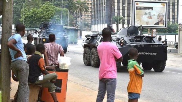 Poursuite des mutineries en Côte d'Ivoire Poursuite des mutineries en Côte d'Ivoire