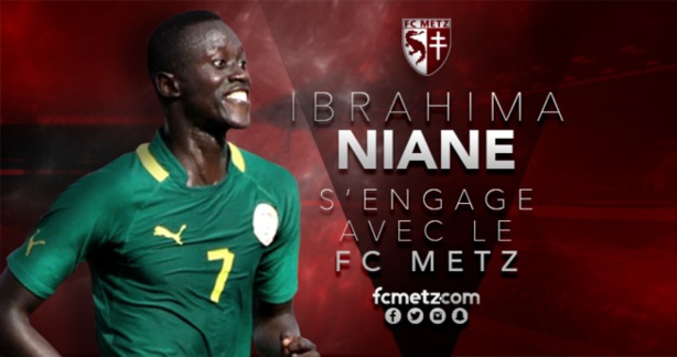 OFFICIEL: Ibrahima Niane rejoint le Fc Metz OFFICIEL: Ibrahima Niane rejoint le Fc Metz