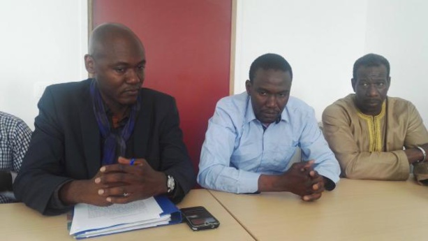 Dr Souleymane Diallo, Salif Tevette et Abdoulaye Ba du mouvement "Fini Weti" Dr Souleymane Diallo, Salif Tevette et Abdoulaye Ba du mouvement "Fini Weti"