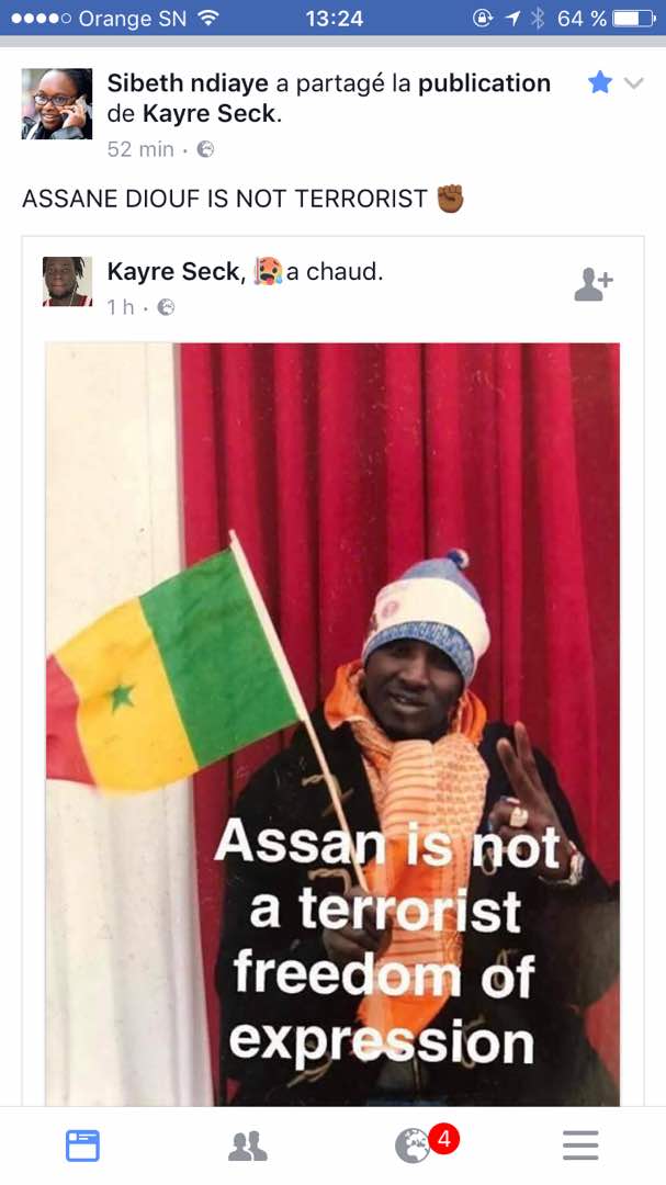 Sibeth Ndiaye soutient Assane Diouf