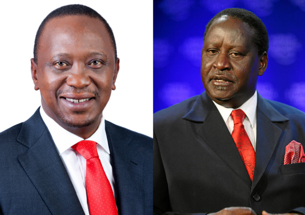 Uhuru et Odinga