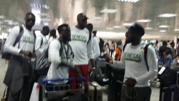 Les images du départ des lions à l'aéroport de Tunis-Carthage