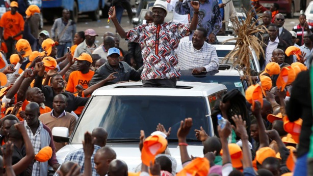 Le Kenya sous haute tension, Odinga réitère le boycotte des élections Le Kenya sous haute tension, Odinga réitère le boycotte des élections