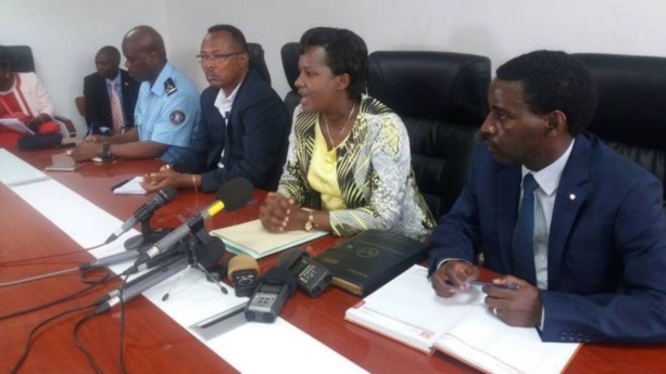 La ministre burundaise de la Justice vendredi à Bujumbura La ministre burundaise de la Justice vendredi à Bujumbura