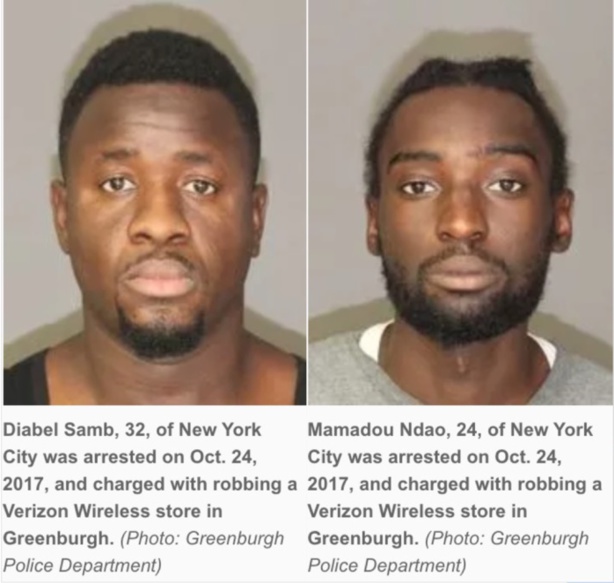 Vol à main armée : Deux Sénégalais arrêtés aux Etats-Unis Vol à main armée : Deux Sénégalais arrêtés aux Etats-Unis