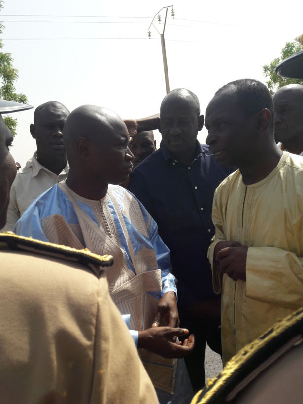 Momath Ba qui recevait le ministre de l'Intérieur Aly Ngouille Ndiaye