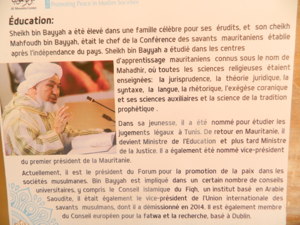 Journée d’étude sur les fondements méthodologiques de la culture de la paix chez l’éminent savant Abdallah Ben Beyyah Journée d’étude sur les fondements méthodologiques de la culture de la paix chez l’éminent savant Abdallah Ben Beyyah