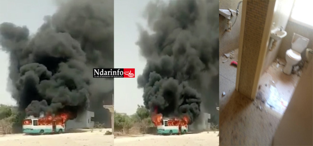 UGB : Un bus de l’OLAC brûlé, la maison de Mary Teuw NIANE saccagée