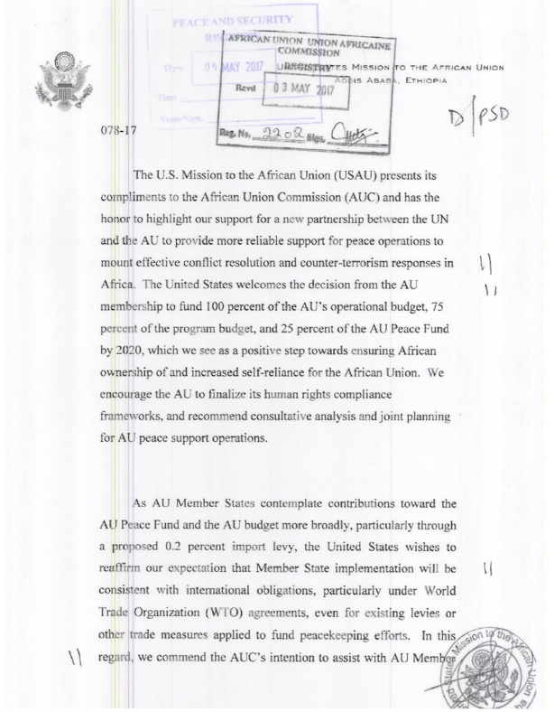 Quand les États-Unis tentent de faire pression sur l’Union africaine