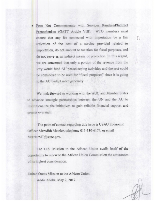 Quand les États-Unis tentent de faire pression sur l’Union africaine Quand les États-Unis tentent de faire pression sur l’Union africaine