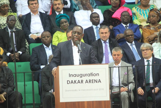 Inauguration de Dakar Aréna : Macky Sall annonce la construction d’un stade Olympique de football