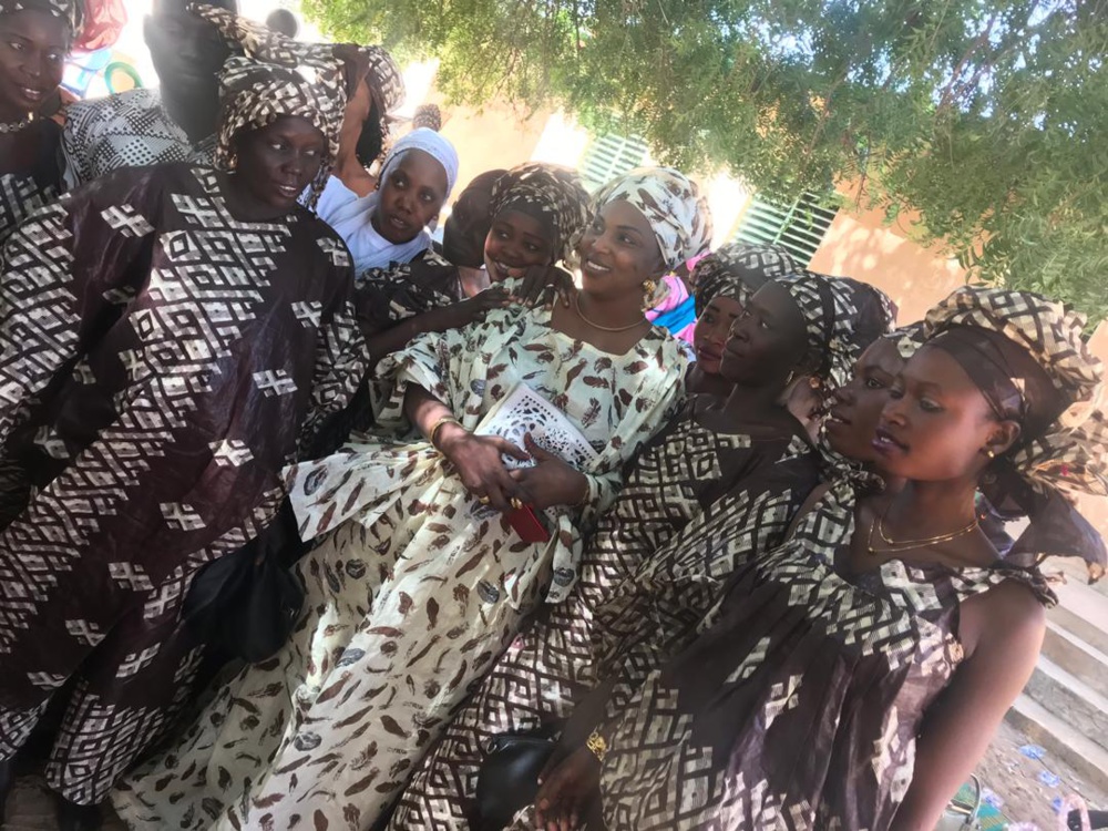 Gaye wilane, l'épouse de Aly Ngouille Ndiaye, en compagnie du président Macky Sall