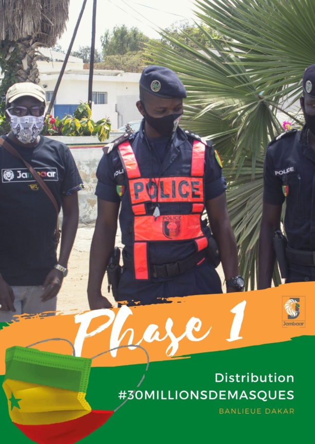 Projet Jambaar : Phase 1 Distribution projet 30 millions de masques Projet Jambaar : Phase 1 Distribution projet 30 millions de masques