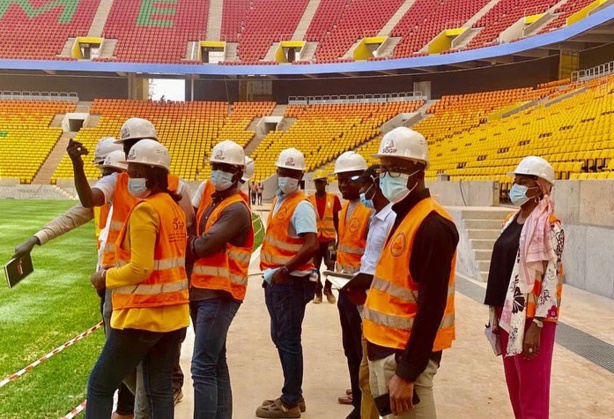 La Caf envoie une mission d’expertise au stade Diamniadio La Caf envoie une mission d’expertise au stade Diamniadio