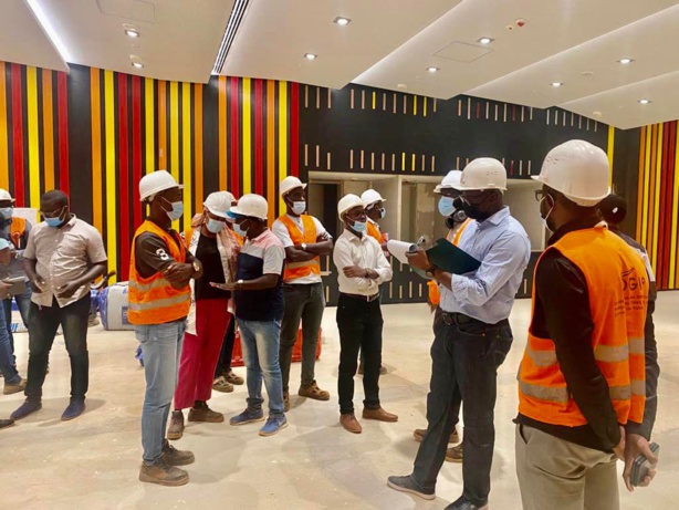 La Caf envoie une mission d’expertise au stade Diamniadio La Caf envoie une mission d’expertise au stade Diamniadio