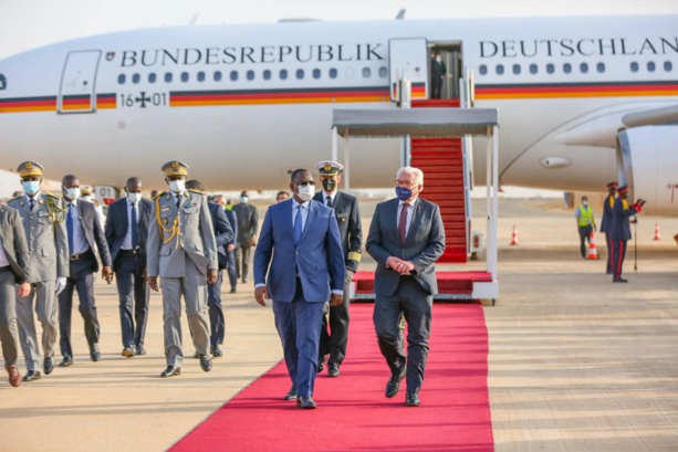 Le président allemand, Frank-Walter Steinmeier à Dakar pour une visite de 72h Le président allemand, Frank-Walter Steinmeier à Dakar pour une visite de 72h