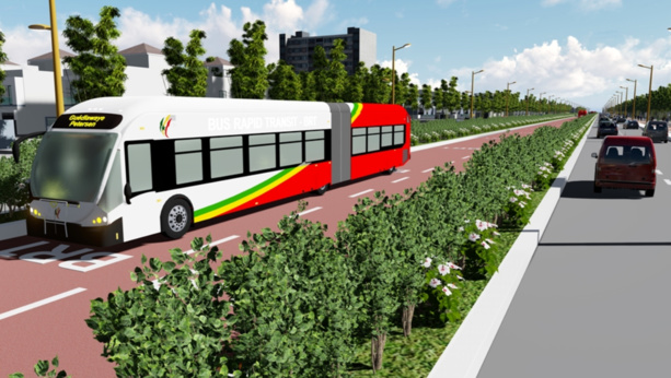 Macky Sall cède le BRT à l’entreprise française Meridiam pour 15 ans Macky Sall cède le BRT à l’entreprise française Meridiam pour 15 ans