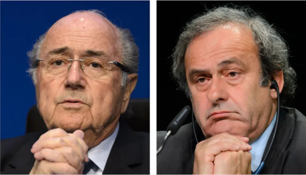 Un an et huit mois de prison avec sursis requis contre Platini et Blatter Un an et huit mois de prison avec sursis requis contre Platini et Blatter
