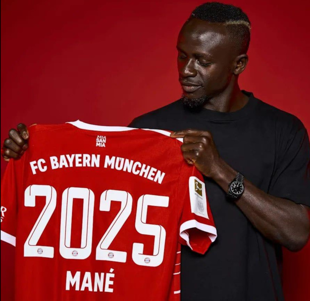 Sadio Mané officiellement Bavarois Sadio Mané officiellement Bavarois