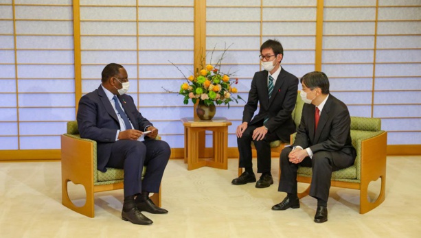 Japon : Macky Sall reçu par l’empereur Naruhito Japon : Macky Sall reçu par l’empereur Naruhito