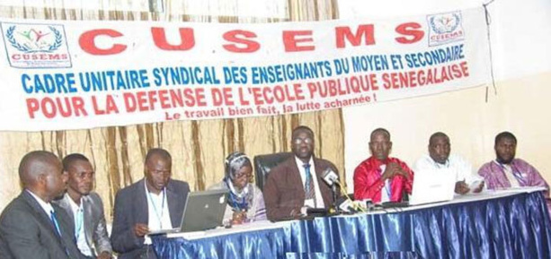 Arrestation d’enseignants : Le CUSEMS  annonce trois jours de grève