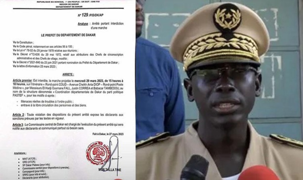 LE PRÉFET INTERDIT LES MOBILISATIONS DE YAW LE PRÉFET INTERDIT LES MOBILISATIONS DE YAW