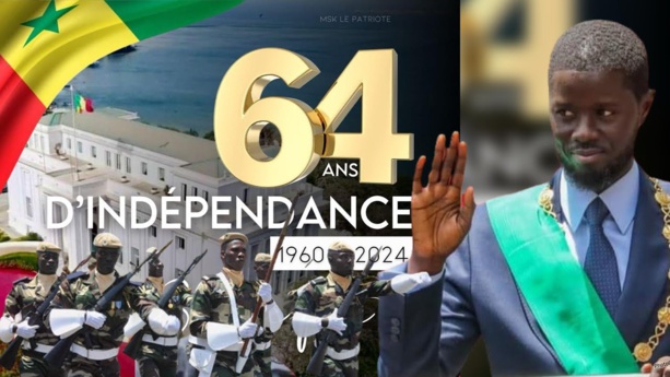 Le Sénégal célèbre le 64é anniversaire de son indépendance Le Sénégal célèbre le 64é anniversaire de son indépendance