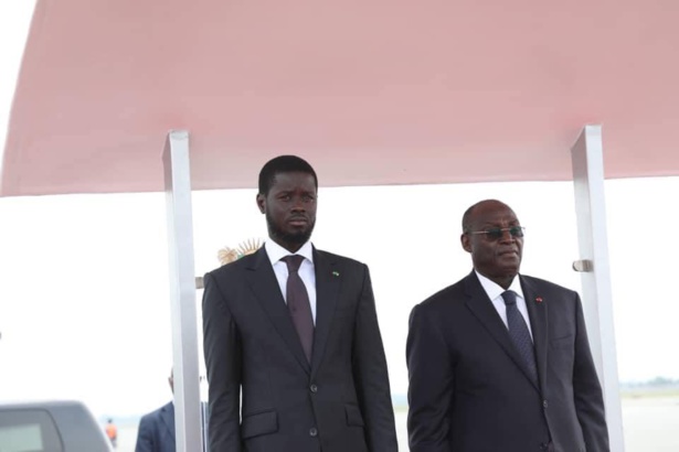 Visite officielle : Arrivée du Président Diomaye Faye à Abidjan