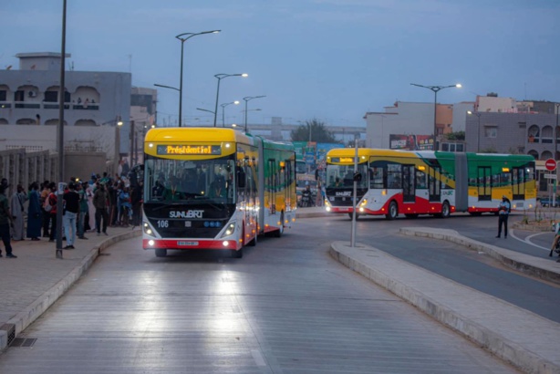 Mise en service progressive du BRT à partir du 15 MAI Mise en service progressive du BRT à partir du 15 MAI