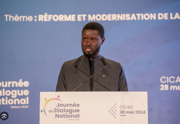 Diomaye aux assises de la justice : "Nous n'ouvrons pas ici un procès en inquisition pour un ou des coupables" Diomaye aux assises de la justice : "Nous n'ouvrons pas ici un procès en inquisition pour un ou des coupables"