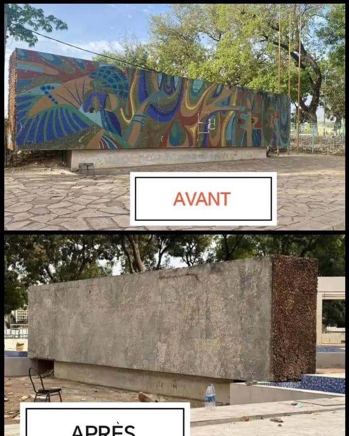 ​Thiès : la fresque de Pape Ibra Tall détruite, une onde de choc patrimoniale et politique