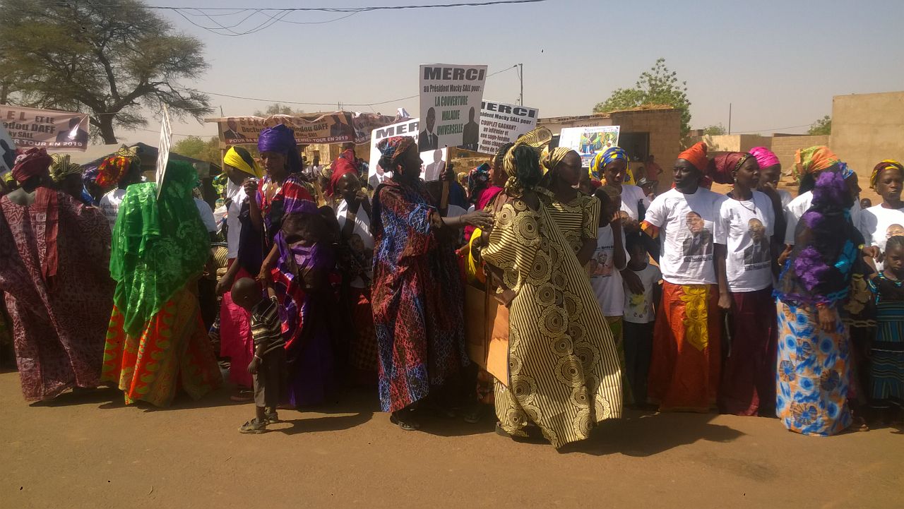 Visite du président Macky Sall: liesse populaire à Séno-Palel avec le Dr Daff