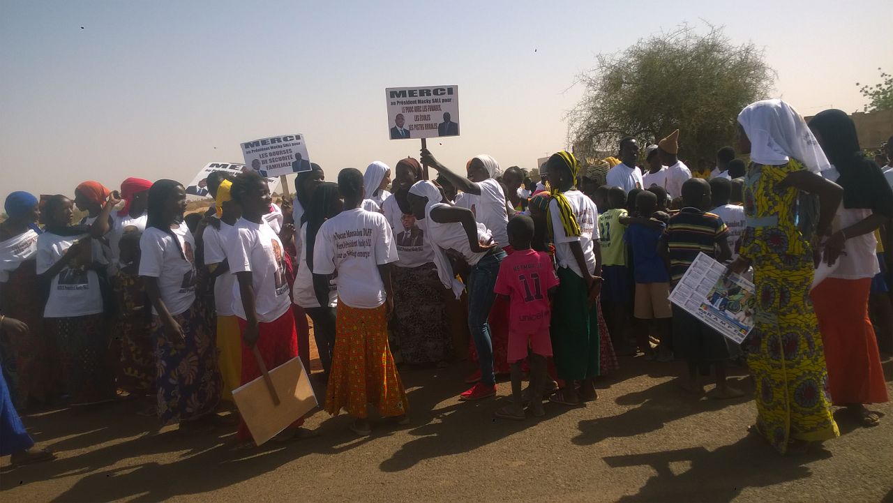 Visite du président Macky Sall: liesse populaire à Séno-Palel avec le Dr Daff