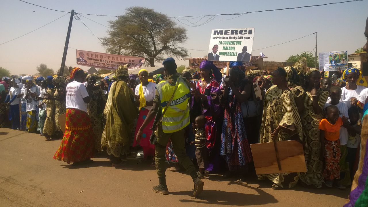 Visite du président Macky Sall: liesse populaire à Séno-Palel avec le Dr Daff