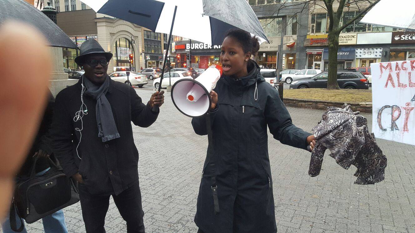 Les Sénégalais de Montréal ont aussi marché pour dénoncer le régime du président Sall