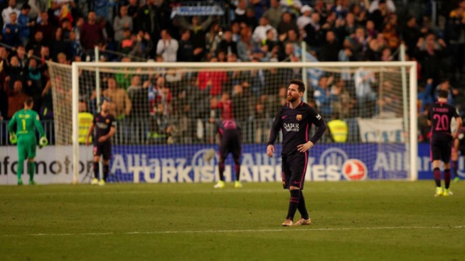 Battu à Malaga, le Barça réduit ses chances de remporter la Liga