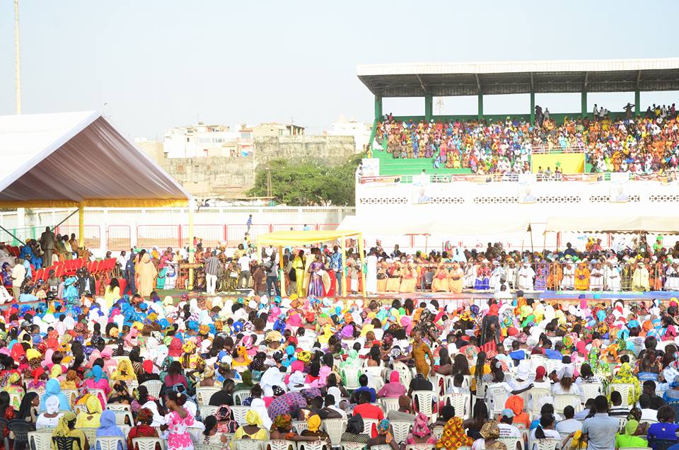 Les images de la mobilisation d'Awa Niang à Pikine